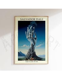 Cuadros de Famosos - Ayuda del Cielo de Dalí