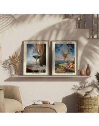 Cuadros de Salvador Dalí - Surrealismo Líquido Set de 2