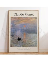 Cuadros de Famosos - Impresión, Sol Naciente de Claude Monet
