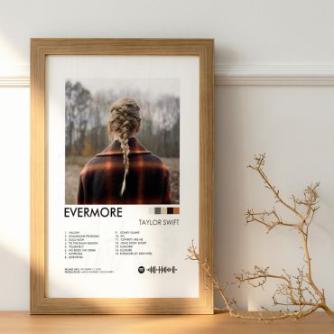 Cuadros Spotify - Evermore Taylor Swift