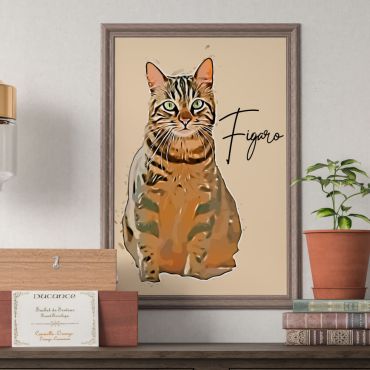 Caricaturiza a tu Mascota -  Caricatura de Amigos Peludos