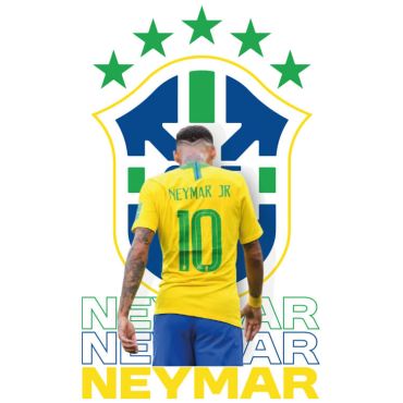 Polo de Neymar - Espalda con Brasil