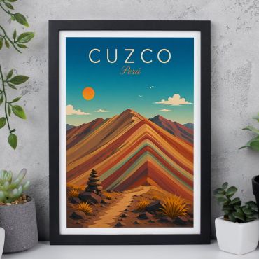 Cuadros de Cuzco - Montaña de 7 colores