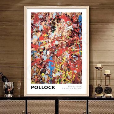 Jackson Pollock - Abstract Pop Art - Set de 3