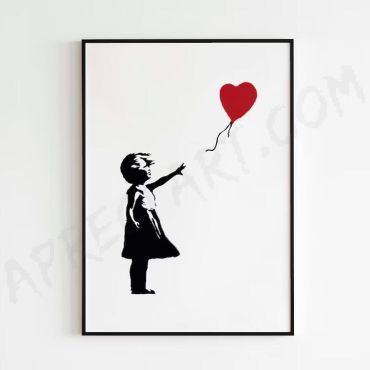 Banksy - Red Balloon Girl