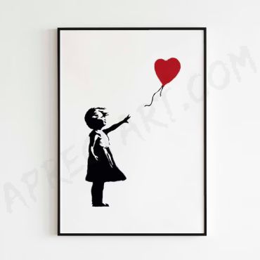 Banksy - Red Balloon Girl