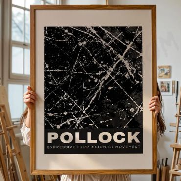 Jackson Pollock - Black Motion Expression