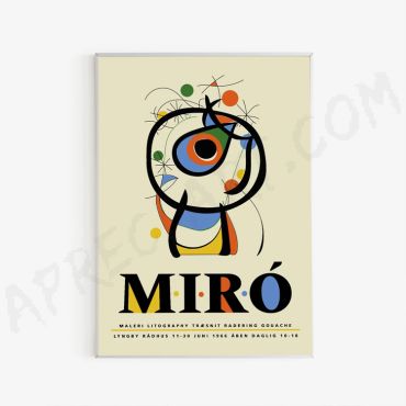 Joan Miró - Maleri Litografi - Set de 3