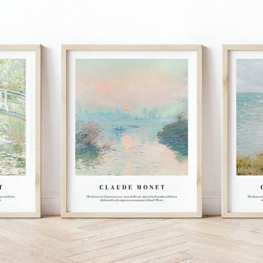 Claude Monet - The Essence of the Landscape - Set de 3