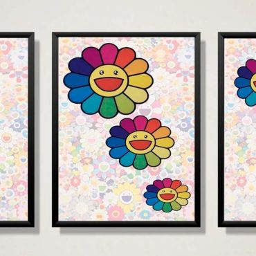Takashi Murakami -Smiles in Color - Set de 3