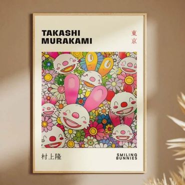 Takashi Murakami - Smiling Bunnies