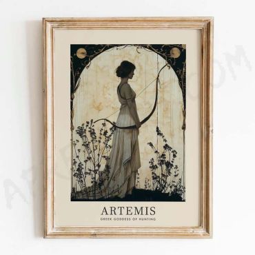 Alphonse Mucha - Greek goddess of Hunting