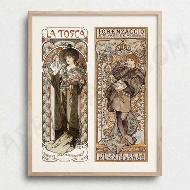 Alphonse Mucha - The Art of Beauty - Set de 3
