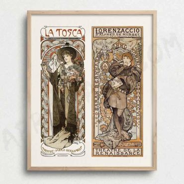 Alphonse Mucha - The Art of Beauty - Set de 3