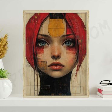 Arte Digital (IA) - Oil Painting - Mujer - Set de 3