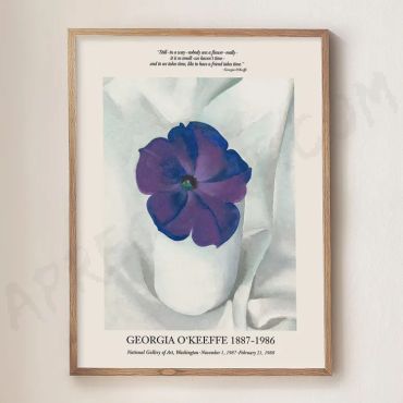 Georgia O'Keeffe - Petunia Morada 