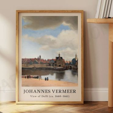 Johannes Vermeer - Delft Reflections