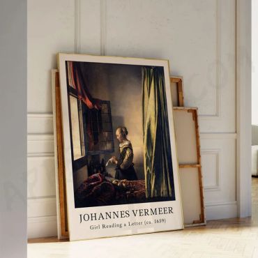 Johannes Vermeer - Girl reading a letter