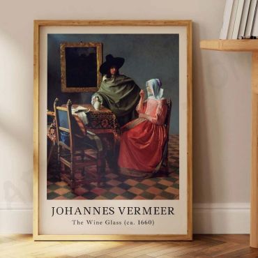 Johannes Vermeer - The wine Glass