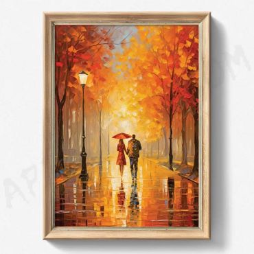 Leonard Afremov - Pareja bajo la lluvia