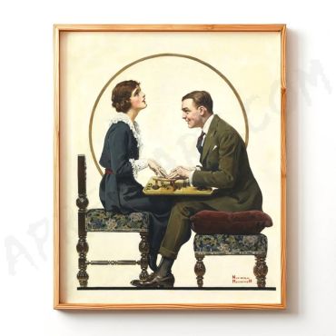 Norman Rockwell - The Ouija board