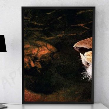 Cuadros de Animales - El Rey - Set de 3