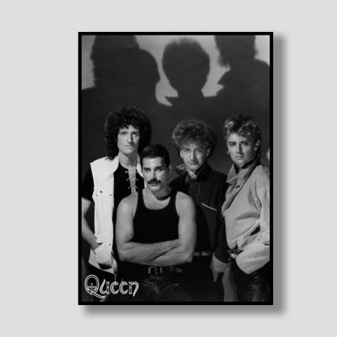 Cuadros de Música - Queen Black and White