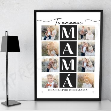 Cuadros para el Día de la Madre - Te amamos Mamá