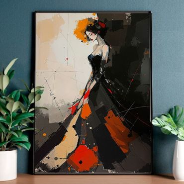 Arte Digital (IA) - Danza de Formas - Set de 3