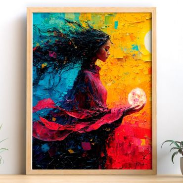 Arte Digital (IA) - Sinfonía del Color - Set de 3 - V1