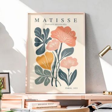 Cuadros de Henri Matisse - Flores Modernas en Armonía - Set de 2