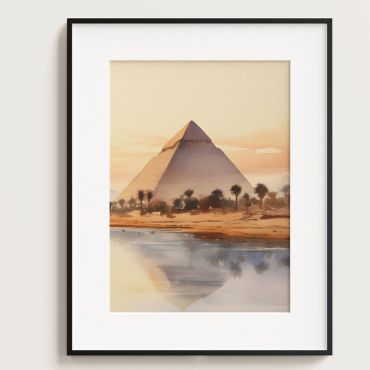 Cuadros de Paisajes - Atardecer Desierto - Set de 3