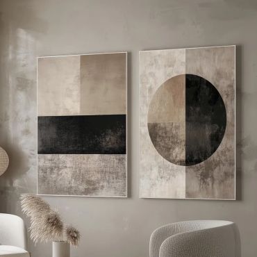 Cuadros Decorativos - Equilibrio Natural - Set de 2