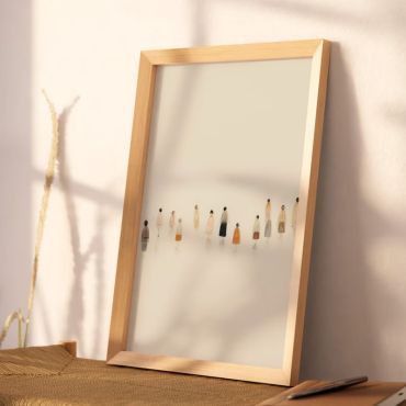 Cuadros Minimalistas - Presencias Sutiles - Set de 3