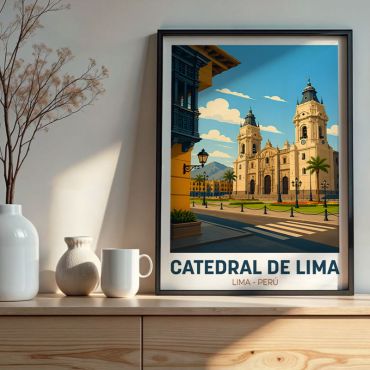 Cuadros de Lima - Catedral de Lima