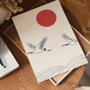 Cuadros Japoneses - Sol Naciente - Set de 3