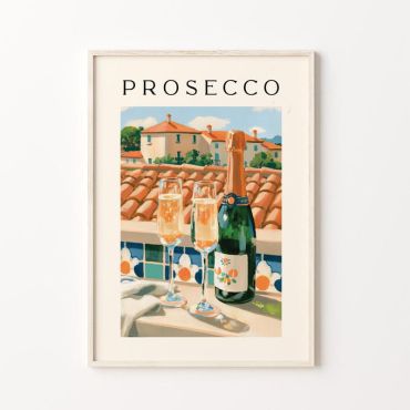 Cuadros para Comedor - Espresso & Prosecco - Set de 2