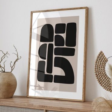 Cuadros para Sala - Formas Unidas - Set de 3