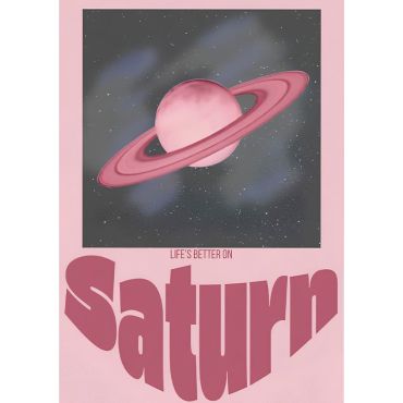 Pósters Aesthetic - Saturn