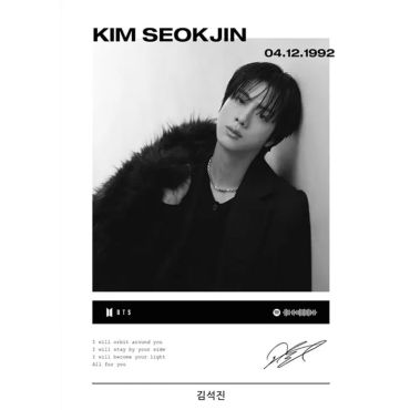 Pósters de BTS -  Kim Seokjin