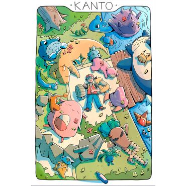Pósters de Pokémon - Kanto