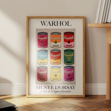 Cuadros de Famosos - Campbell de Andy Warhol