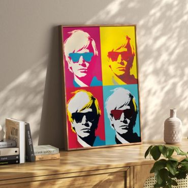Cuadros de Famosos - Patrones - Andy Warhol - Set de 3