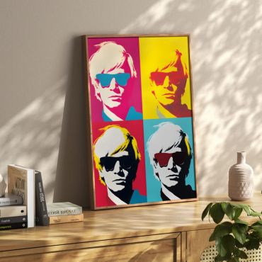 Cuadros de Famosos - Patrones - Andy Warhol - Set de 3