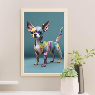 Cuadro de animales: Cachorros Adorables - Set de 2