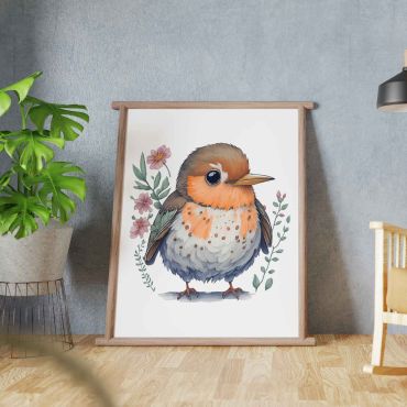 Cuadros de aves: Aves Silvestres - Set de 2