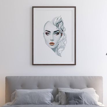 Cuadros Modernos - Tres mujeres con fuerza y coraje - Set de 3
