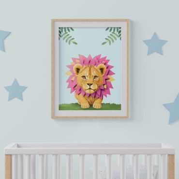 Cuadros para bebés - Animales Tropicales - Set de 2