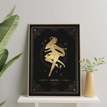 Cuadros de Cultura Pop - Aries-Tauro-Géminis - Set de 3