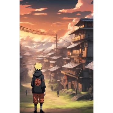 Póster Aventuras de Naruto